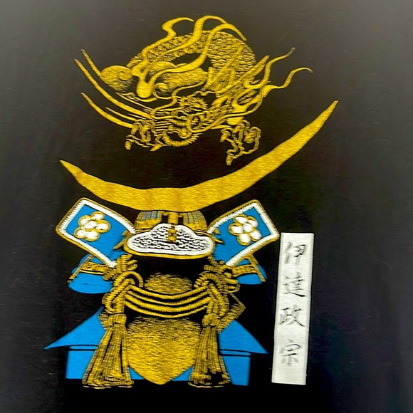 Mens / Unisex Authentic Japanese Traditional Dragon Short Sleeve T-Short, Size L - Picture 4 of 8